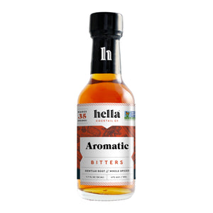 Hella Cocktail Co Aromatic Bitters 1.7 oz Bottle Makes Approximately 35 Drinks