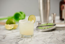 Load image into Gallery viewer, Craft Connections Co Margarita Cocktail Kit has all the bar tools to make all your favorite margaritas from the comfort of your home. This simple classic includes tequila, cointreau, and fresh squeezed lime juice, rimmed with lime infused salt and garnished with a lime wheel. Best margaritas, makes a great gift.
