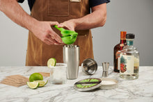 Load image into Gallery viewer, Craft Connections Co Margarita Cocktail Kit allows you to squeeze fresh squeezed lime juice directly into your cocktail shaker. Forget the store bought sugary mixes, fresh lime juice just tastes better.
