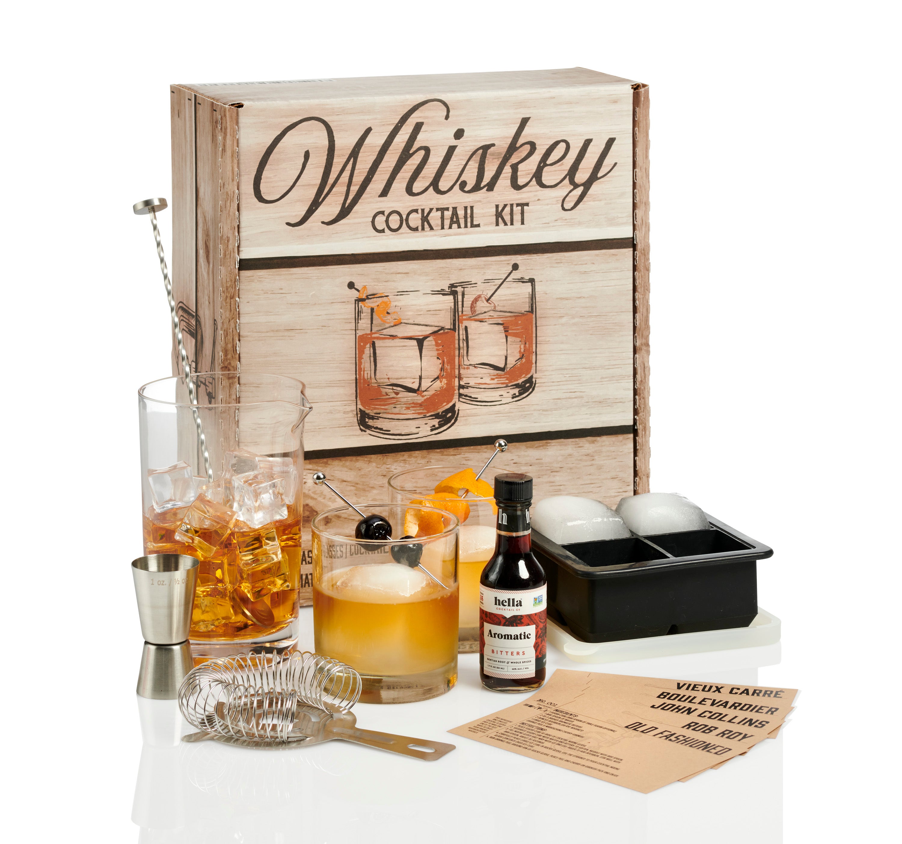 COCKTAIL KIT GIFT Set Includes 5 Incredible Mixed Drink Kits. Old